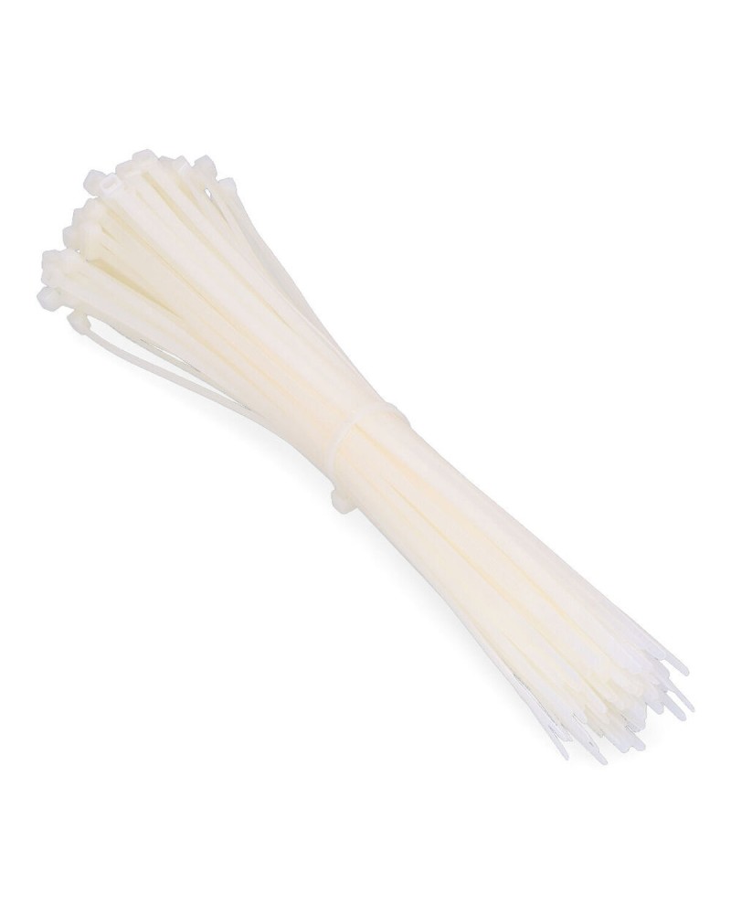 Fischer Natural Nylon Cable Ties 20 cm (100 Pieces) for Organization and Secure Fixing
